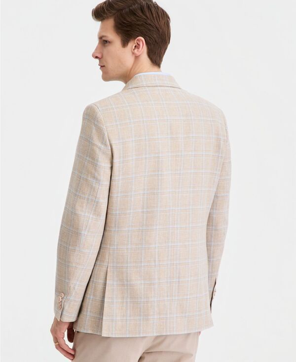 ナウティカ メンズ アウター ジャケット・ブルゾン プリント コットン コート リネン Nautica Mens Cotton Linen Printed ModernFit Sport Coatan Plaid タン ナウティカ メンズ アウター ジャケット・ブルゾン プリント コットン コート リネン Nautica Mens Cotton Linen Printed ModernFit Sport Coatan Plaid タン