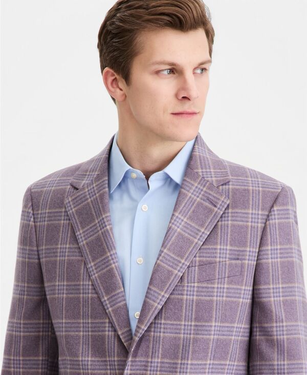 ナウティカ メンズ アウター ジャケット・ブルゾン コート Nautica Mens ModernFit Sport Coat Purple パープル
