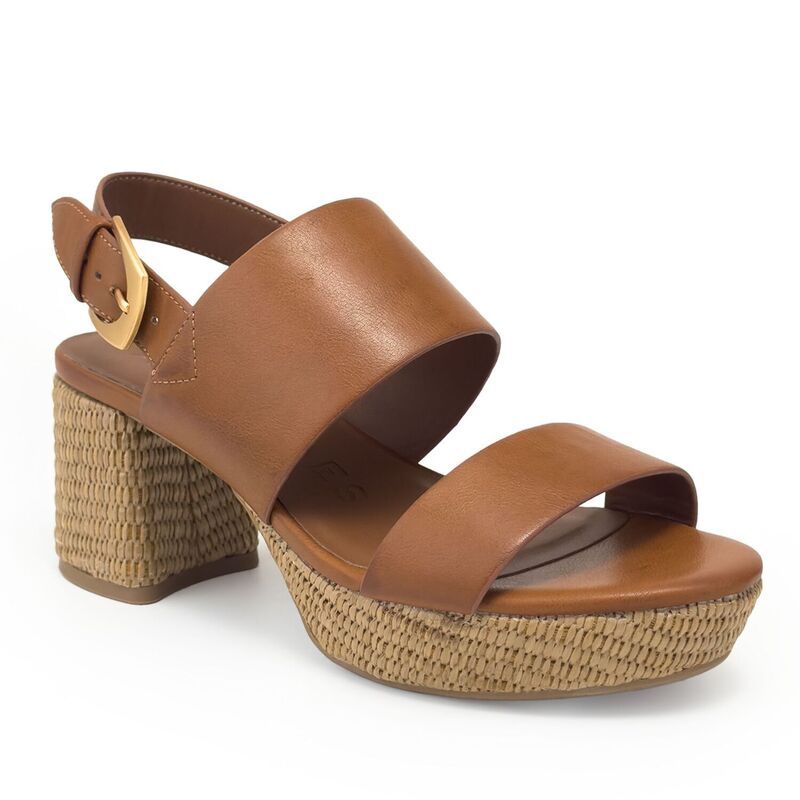 エアロソールズ レディース シューズ パンプス プラットフォーム サンダル Aerosoles Camilia Womens Platform Sandals Tan タン