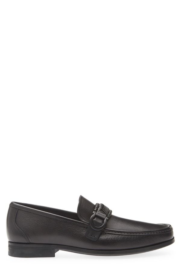 フェラガモ メンズ シューズ スリッポン・ローファー FERRAGAMO Caspian Loafer Nero