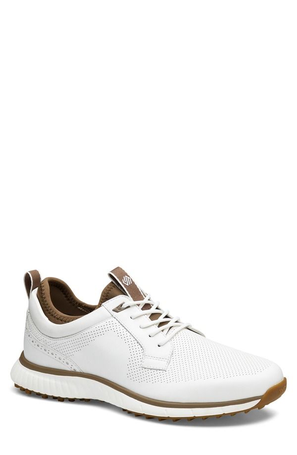 ジョンストンアンドマーフィー メンズ シューズ オックスフォード スニーカー Johnston Murphy H6 Luxe Waterproof Sneaker White Waterproofull Grain ホワイト