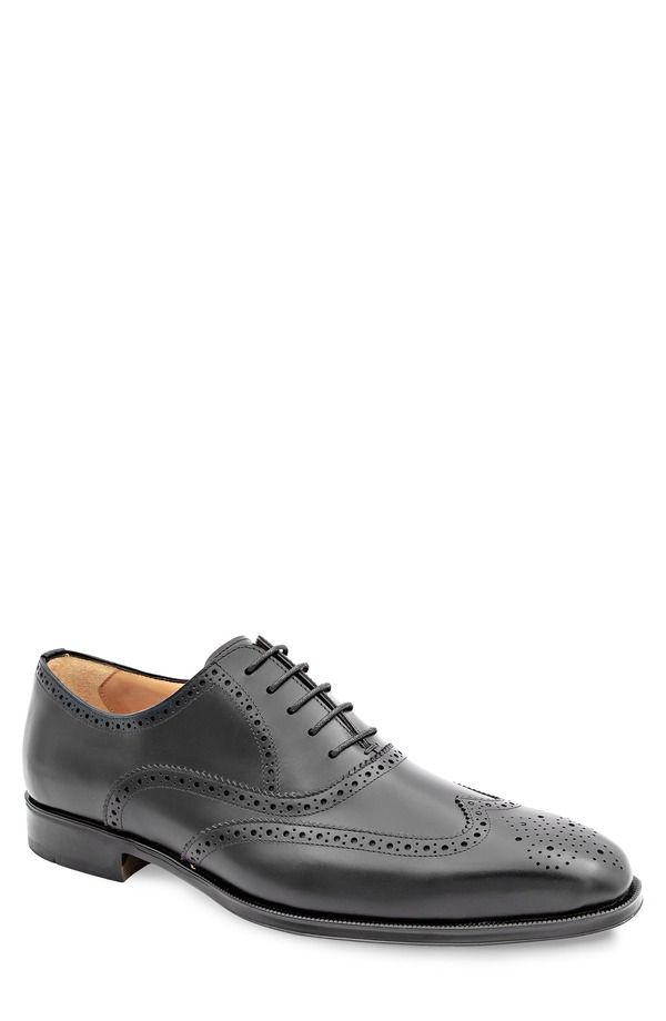 メズラン メンズ シューズ オックスフォード ウィングチップ Mezlan Galco Wingtip Oxford Black ブラック