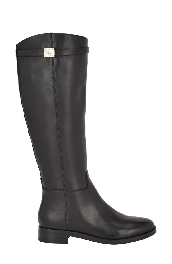 ゲス レディース シューズ ブーツ・レインブーツ GUESS Zoro Riding Boot Black ブラック
