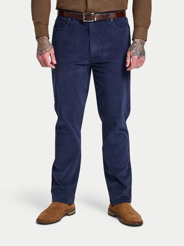ライジングブル メンズ ボトムス カジュアルパンツ コーデュロイ Raging Bull Corduroy Pants Navy ネイビー
