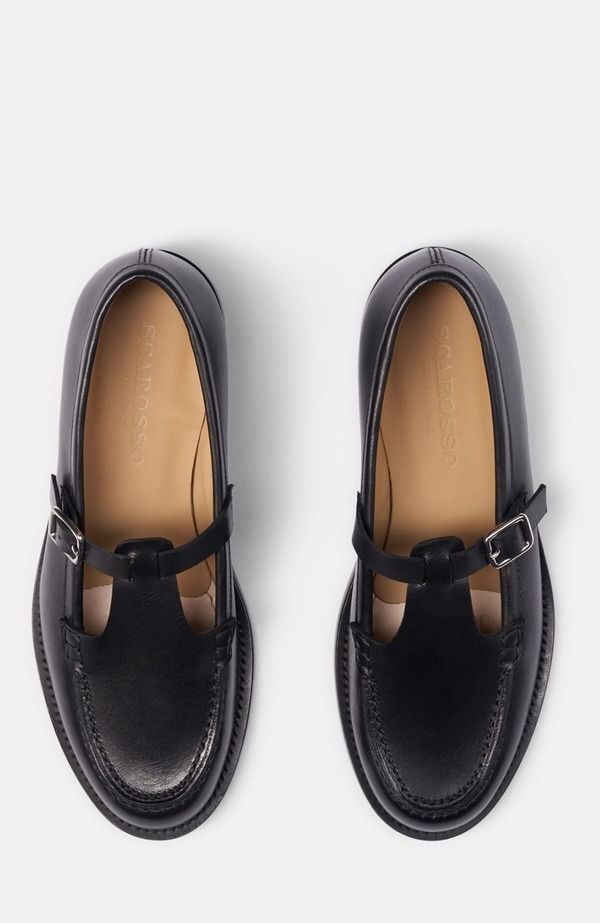 スカロッソ レディース シューズ スリッポン・ローファー SCAROSSO Edna Loafers Black Calf ブラック スカロッソ レディース シューズ スリッポン・ローファー SCAROSSO Edna Loafers Black Calf ブラック