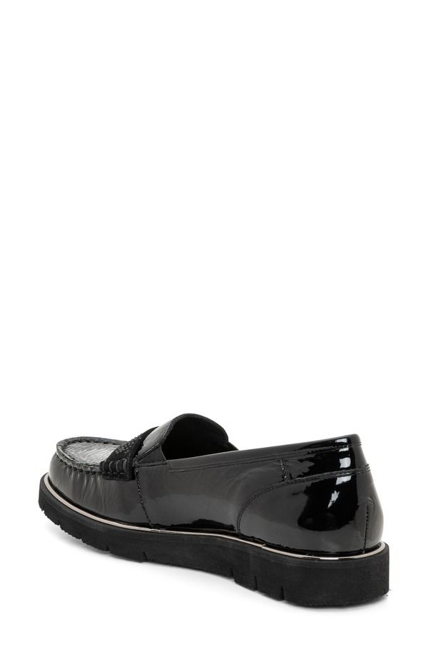 アラ レディース シューズ スリッポン・ローファー ara Daffodil Moc Toe Loafer Black ブラック