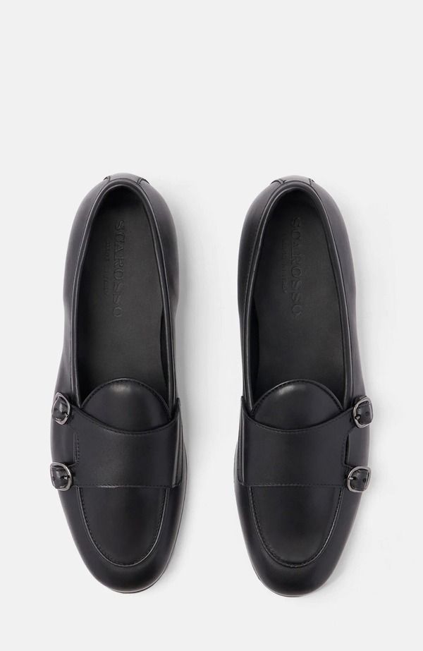 スカロッソ レディース シューズ スリッポン・ローファー SCAROSSO Virginia Loafers Black Calf Leather ブラック スカロッソ レディース シューズ スリッポン・ローファー SCAROSSO Virginia Loafers Black Calf Leather ブラック