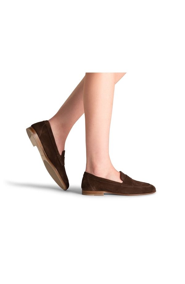 マグナーニ レディース シューズ スリッポン・ローファー Magnanni Sonya Penny Loafer Brown Suede ブラウン マグナーニ レディース シューズ スリッポン・ローファー Magnanni Sonya Penny Loafer Brown Suede ブラウン