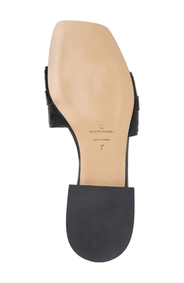 ブルーノマグリ レディース シューズ サンダル Bruno Magli Bellini Buckle Strap Slide Sandal Black Tumbled ブラック