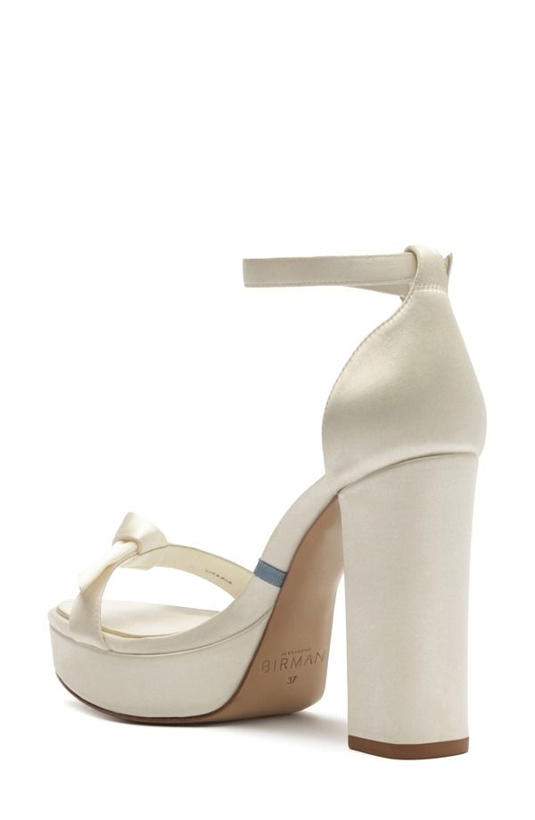アレクサンドラバードマン レディース シューズ サンダル プラットフォーム アンクル Alexandre Birman Claritankle Straplatform Sandal Bianco