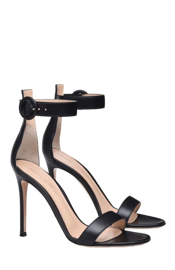 ジャンヴィト ロッシ レディース シューズ サンダル Gianvito Rossi Portofino 105 Sandals Black Leather ブラック ジャンヴィト ロッシ レディース シューズ サンダル Gianvito Rossi Portofino 105 Sandals Black Leather ブラック