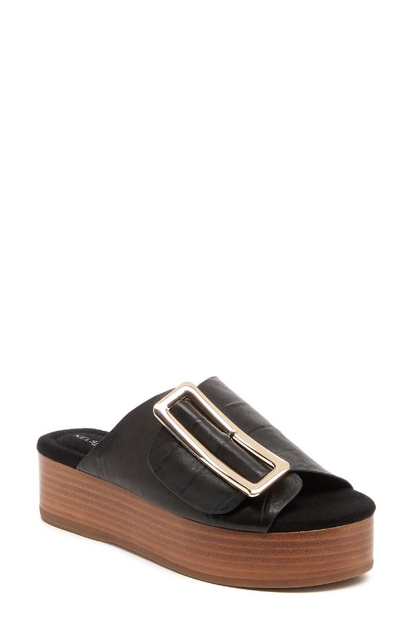 ケルシーダッガー レディース シューズ サンダル プラットフォーム Kelsi Dagger Brooklyn Dover Woven Platform Sandal Black ブラック