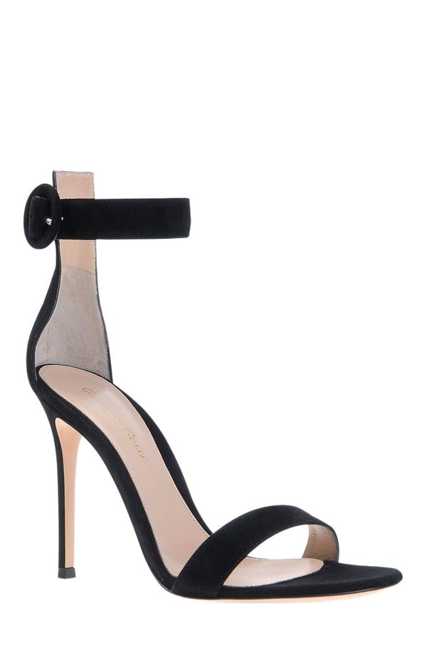 ジャンヴィト ロッシ レディース シューズ サンダル Gianvito Rossi Portofino 105 Sandals Black Suede ブラック