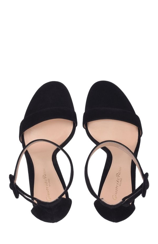 ジャンヴィト ロッシ レディース シューズ サンダル Gianvito Rossi Portofino 105 Sandals Black Suede ブラック
