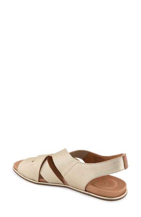ジェントルソウルズ レディース シューズ サンダル Gentle Souls Laken Slingback Sandal Champagne Leather シャンパン