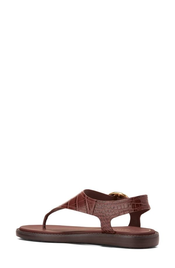 コールハーン レディース シューズ サンダル Cole Haan Kami Slingback Sandal Mahogany Croc Print Leather