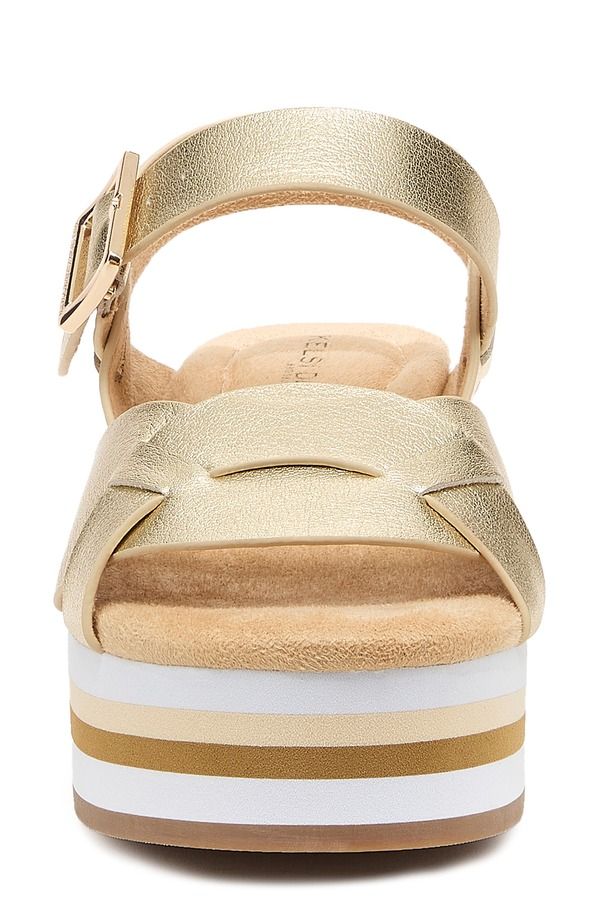 ケルシーダッガー レディース シューズ サンダル プラットフォーム Kelsi Dagger Brooklyn Breeze Platform Sandalight Gold ゴールド