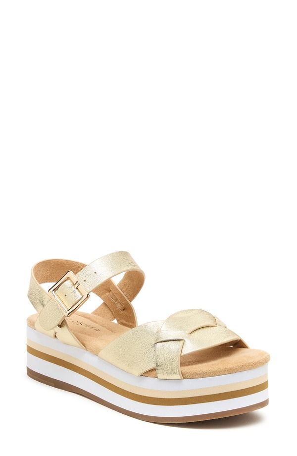 ケルシーダッガー レディース シューズ サンダル プラットフォーム Kelsi Dagger Brooklyn Breeze Platform Sandalight Gold ゴールド