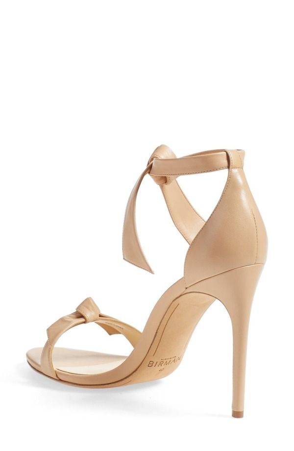 アレクサンドラバードマン レディース シューズ サンダル アンクル Alexandre Birman Claritankle Tie Sandal Nude Soft Leather