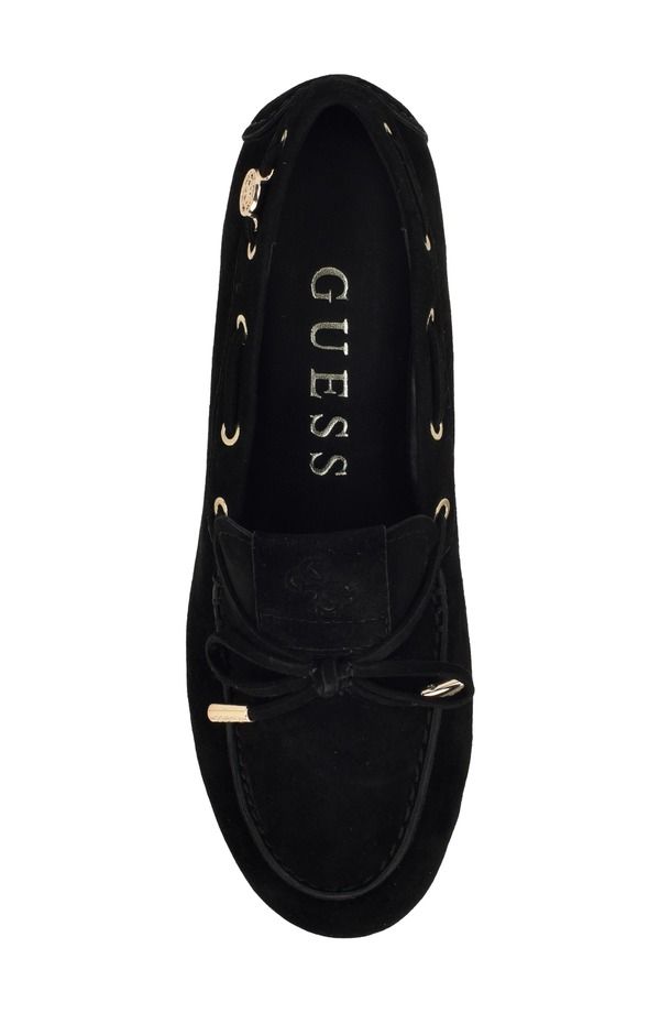 ゲス レディース シューズ スリッポン・ローファー GUESS Aisha Loafer Black ブラック