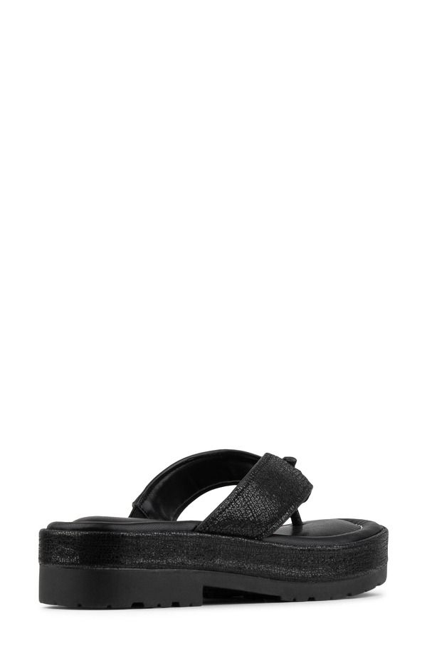 ドナルドプリネール レディース シューズ サンダル プラットフォーム Donald Pliner Samiya Platform Flip Flop Black ブラック