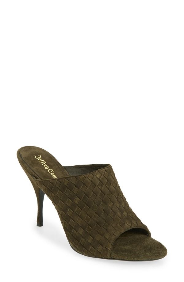 ジェフリー キャンベル レディース シューズ サンダル Jeffrey Campbell Bonsoir Slide Sandal Olive Suede オリーブ