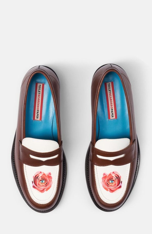 スカロッソ レディース シューズ スリッポン・ローファー SCAROSSO Trumpet for Her Loafers Eyes Roses Brown Calf ブラウン スカロッソ レディース シューズ スリッポン・ローファー SCAROSSO Trumpet for Her Loafers Eyes Roses Brown Calf ブラウン