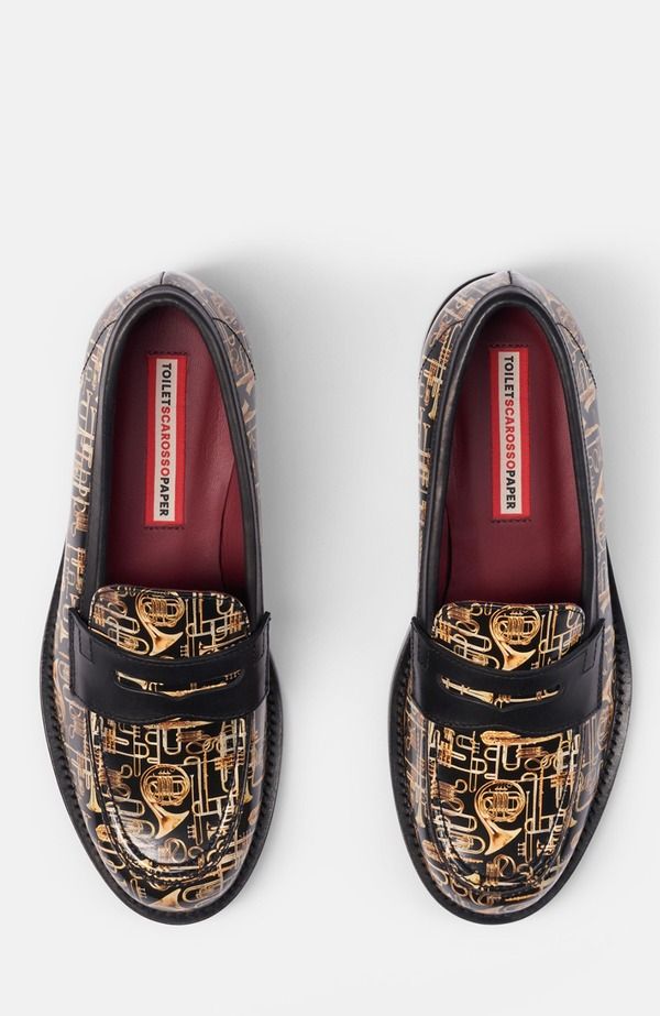 スカロッソ レディース シューズ スリッポン・ローファー SCAROSSO Trumpet for Her Loafers Trumpet Black Calf ブラック
