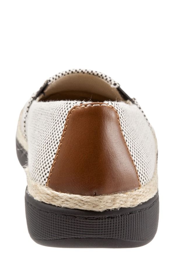 トロッターズ レディース シューズ サンダル Trotters Accent SlipOn Black Linen Fabric ブラック