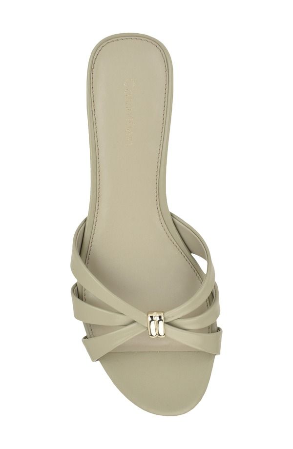 カルバンクライン レディース シューズ サンダル Calvin Klein Petula Slide Sandalight Green グリーン