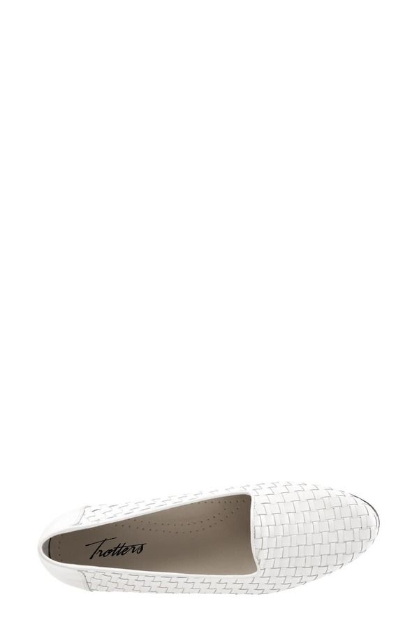 トロッターズ レディース シューズ スリッポン・ローファー Trotters Liz SlipOn Loafer White ホワイト トロッターズ レディース シューズ スリッポン・ローファー Trotters Liz SlipOn Loafer White ホワイト