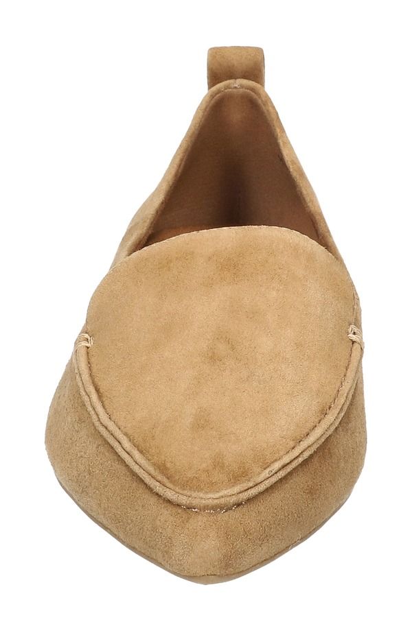 ベラヴィータ レディース シューズ スリッポン・ローファー Bella Vitalessi Pointed Toe Loafer Cognac Suede Leather