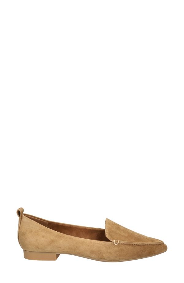 ベラヴィータ レディース シューズ スリッポン・ローファー Bella Vitalessi Pointed Toe Loafer Cognac Suede Leather