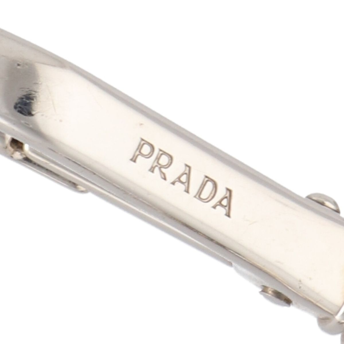 中古】 PRADA プラダ ロボット サフィアーノレザーキーチェーン バッグ