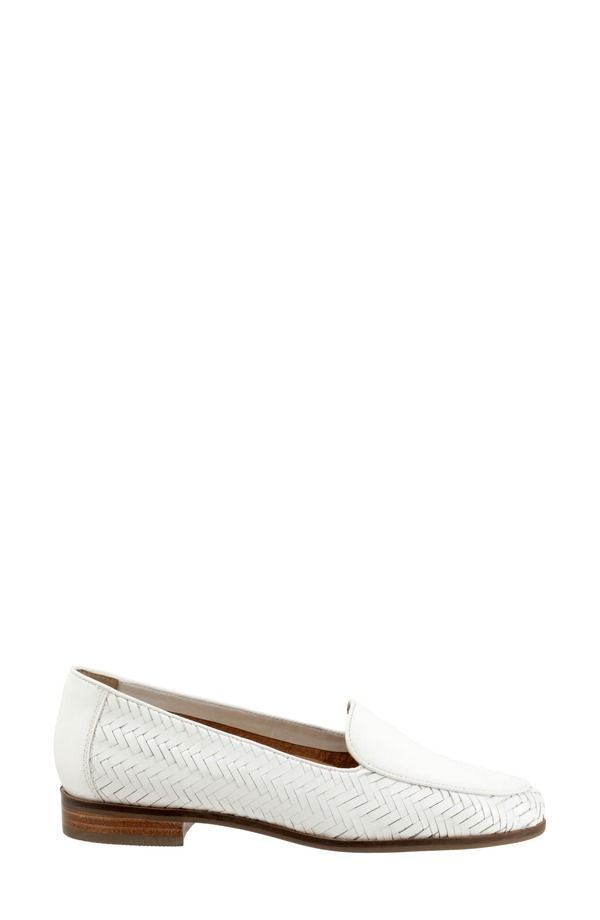 トロッターズ レディース シューズ スリッポン・ローファー Trotters Lyric Loafer White ホワイト トロッターズ レディース シューズ スリッポン・ローファー Trotters Lyric Loafer White ホワイト