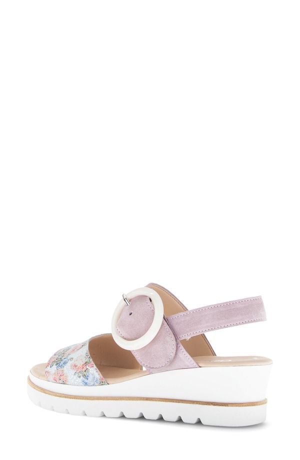ガボール レディース シューズ サンダル Gabor Quarter Strap Wedge Sandal Flieder