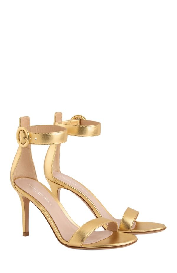ジャンヴィト ロッシ レディース シューズ サンダル Gianvito Rossi Portofino 85 Sandals Gold ゴールド