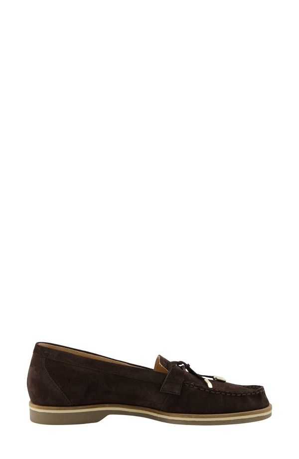 ポール・グリーン レディース シューズ スリッポン・ローファー Paul Green Dusty Loafer Mocca Soft Suede