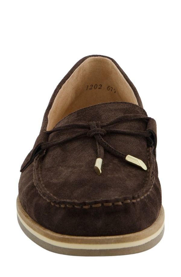 ポール・グリーン レディース シューズ スリッポン・ローファー Paul Green Dusty Loafer Mocca Soft Suede