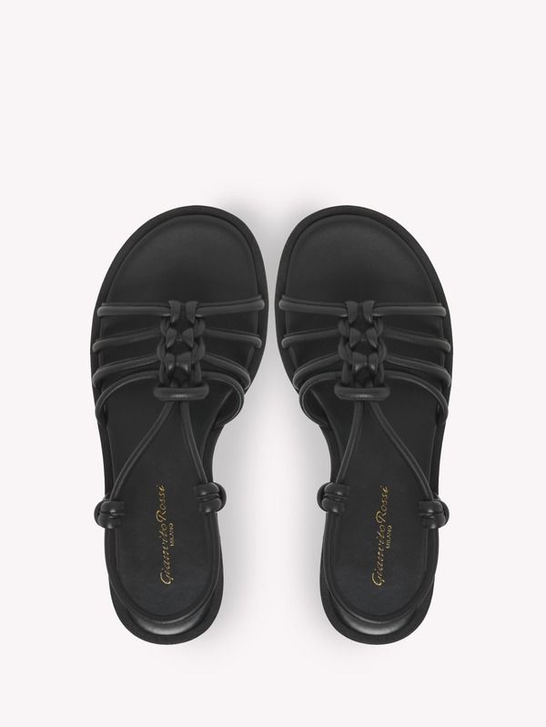 ジャンヴィト ロッシ レディース シューズ サンダル Gianvito Rossi Hebe Sandal Black Leather ブラック ジャンヴィト ロッシ レディース シューズ サンダル Gianvito Rossi Hebe Sandal Black Leather ブラック