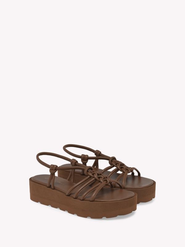 ジャンヴィト ロッシ レディース シューズ サンダル Gianvito Rossi Hebe Sandal Brownappa ブラウン