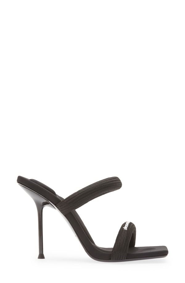 アレキサンダーワン レディース シューズ サンダル Alexander Wang Julie Padded Slide Sandal Black ブラック