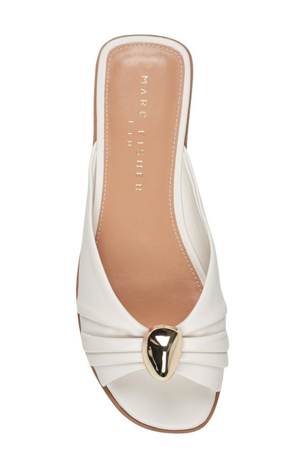 マーク・フィッシャー レディース シューズ サンダル Marc Fisher LTDalani Slide Sandal Ivory アイボリー