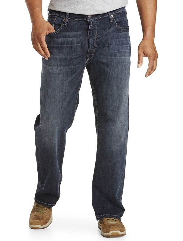 リーバイス メンズ ボトムス デニムパンツ トール ジーンズ Levis Big Tall 559 Relaxed Straight Fit Stretch Jeans Navarro Stretch