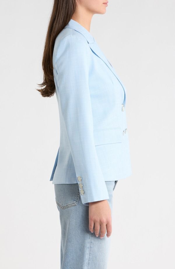 ヴィンスカムート レディース アウター ジャケット・ブルゾン Vince Camuto Double Breasted Jacket Sky