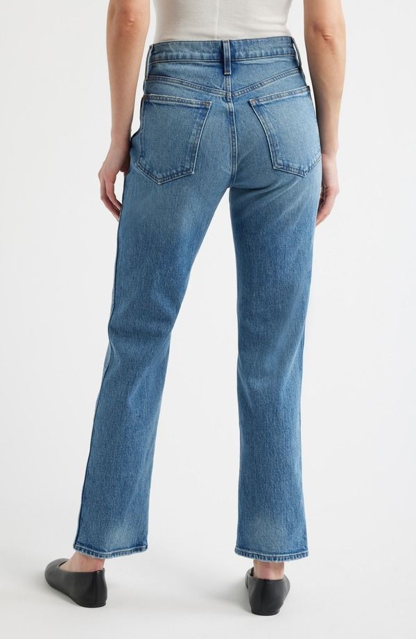 メイドウェル レディース ボトムス デニムパンツ ストレート ジーンズ Madewell The Longline Straight Leg Jeans Pickett Wash メイドウェル レディース ボトムス デニムパンツ ストレート ジーンズ Madewell The Longline Straight Leg Jeans Pickett Wash