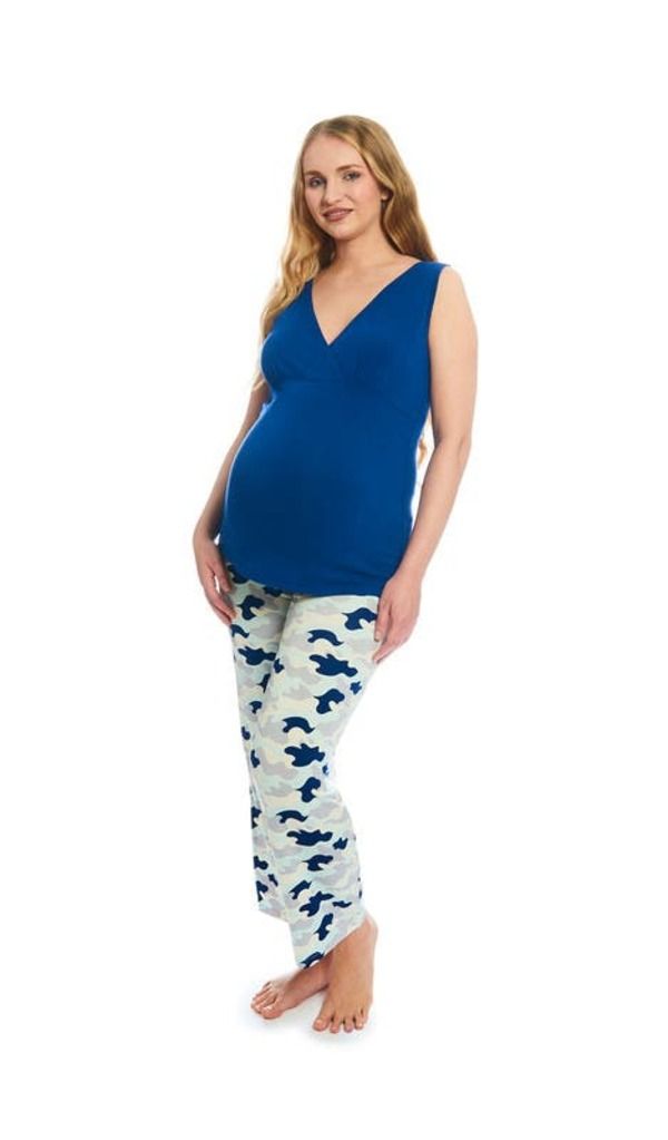 エヴァリーグレー レディース アンダーウェア ナイトウェア マタニティ Everly Grey Analise During After 5Piece MaternityNursing Sleep Set for Mom Baby Camo エヴァリーグレー レディース アンダーウェア ナイトウェア マタニティ Everly Grey Analise During After 5Piece MaternityNursing Sleep Set for Mom Baby Camo