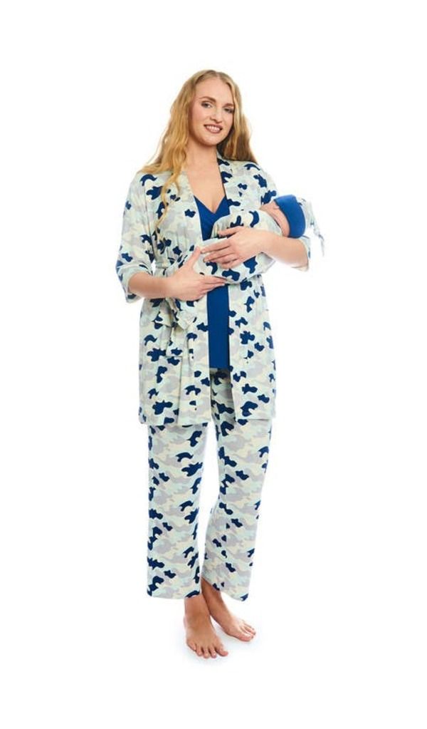 エヴァリーグレー レディース アンダーウェア ナイトウェア マタニティ Everly Grey Analise During After 5Piece MaternityNursing Sleep Set for Mom Baby Camo エヴァリーグレー レディース アンダーウェア ナイトウェア マタニティ Everly Grey Analise During After 5Piece MaternityNursing Sleep Set for Mom Baby Camo