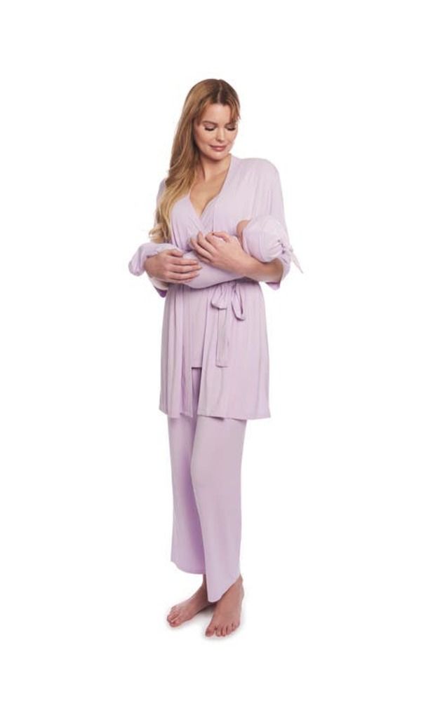 エヴァリーグレー レディース アンダーウェア ナイトウェア マタニティ Everly Grey Analise During After 5Piece MaternityNursing Sleep Set for Mom Baby Lavender ラベンダー エヴァリーグレー レディース アンダーウェア ナイトウェア マタニティ Everly Grey Analise During After 5Piece MaternityNursing Sleep Set for Mom Baby Lavender ラベンダー