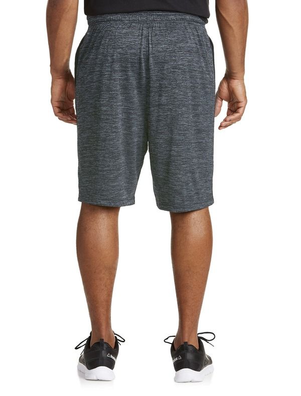 リーボック メンズ ボトムス ハーフパンツ・ショーツ ショートパンツ Reebok Performance Techeather Shorts Black Heather ブラック